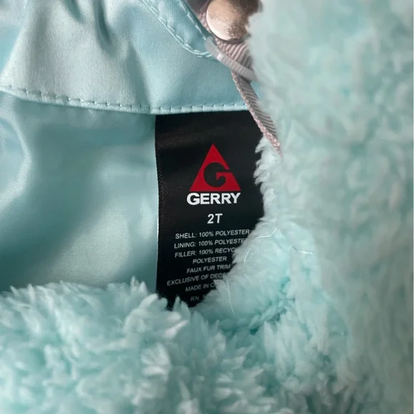 GERRY 3-in-1 Kids Puffer Systems Jacket - Coat/Fleece/Beanie 2T - Picture 6 of 9